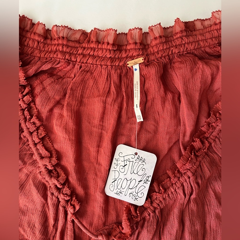 Free People | NWT Banda Long Sleeve Blouse - Picture 11 of 14